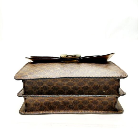 CELINE Hand Bag Brown PVC 398-070325 - Picture 5 of 14